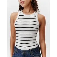 LeGer Tanktop Blanca, LeGer by Lena Gercke mit Rippstruktur, slim fit