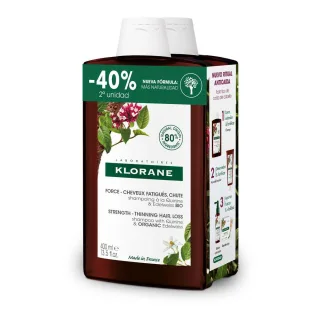 A La Quinine Und Edelweiss Bio Stärkendes Shampoo-duo 2 X 400 ml