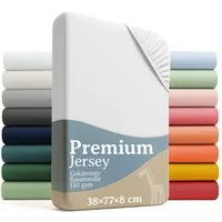 Laleni Spannbettlaken Premium für Beistellbett - Atmungsaktives Spannbetttuch, Gummizug: rundum, (2 Stück), 100% Baumwolle (150 g/m)
