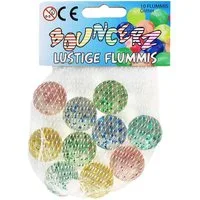 Kögler Flummi Flummi Netz mit 10 Glitzerflummis - ca. 2,5 cm (10-St)