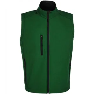 SOLS Herren Rallye Soft Shell Bodywarmer Jacke (Flaschengrün)