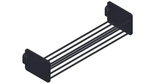 Giese Duschkorb schwarz/schwarz Version lang, 11226-14 11226-14