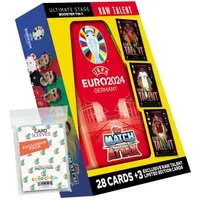 Topps Sammelkarte Match Attax UEFA EM 2024 1 Mini Tin Box (zufäll. Auswahl)+ Sleeve