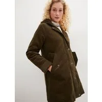 bonprix Parka dezente A-Linie Passform, teilweise mit kuscheligem Plüschfutter