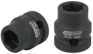 KS Tools 1/2" Sechskant-Kraft-Stecknuss, extra kurz, 13,0 mm - 515.0059