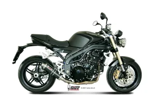 Sport Auspuff MIVV GP Carbon Triumph Speed Triple 1050 Bj. 2007-2010 Typ: 515NJ mit ABE