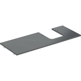 Geberit ONE Waschtisch-Platte Ausschnitt rechts für Aufsatzwaschtisch Schalenform 505145002