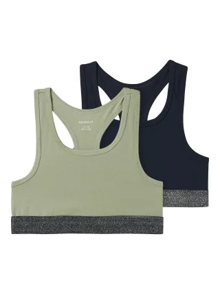 NAME IT - NKFSHORT TOP 2P NOOS Seagrass - Gr. - 116