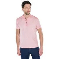 Engbers T-Shirt Herren Henley T-Shirt, Rosa
