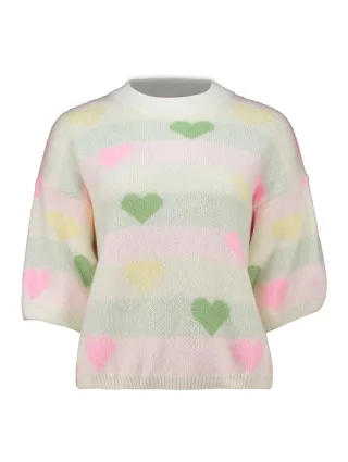 HaILYS - SS A SK Sa44nna multi/butter yellow heart - Gr. - XL