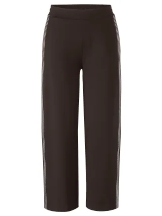 VIA APPIA DUE - Hose lang Strass kaffee/creme - Gr. - 44