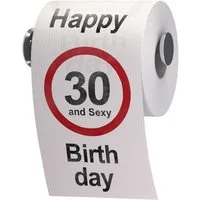 Goods+Gadgets Papierdekoration GOODS+GADGETS 30. Geburtstag Toilettenpapier - Lustiges Klopapier, Toilettenpapier Geschenkartikel
