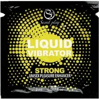 SECRET PLAY Stimulationsgel Liquid Vibrator - Strong, Probiergröße mit 2ml, 1-tlg., pulsierendes, vibrierendes Gel für Männer und Frauen