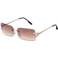 BEZLIT Eyewear Sonnenbrille Rechteckige Designer Damen Sonnenbrille (1-St) mit bunten Linsen