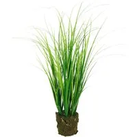 Kunstpflanze Grasbund im Erdtopf, I.GE.A., Höhe 45 cm, Grasbusch Kunstblume Dekogras