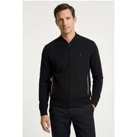 Tommy Hilfiger Strickjacke RWB TEXTURED ZIP THROUGH BOMBER