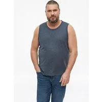 s.Oliver Muskelshirt T-Shirt Meliertes Tanktop aus Baumwollmix