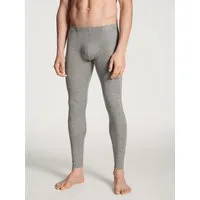CALIDA Leggings Wool & Silk wärmend, atmungsaktiv, Feinripp-Qualität, Melè-Optik, weich