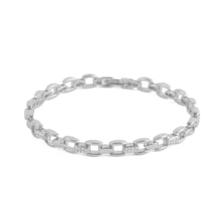 Luxenter Armband aus Zirkonia mit Rhodium-Finish – Yaris