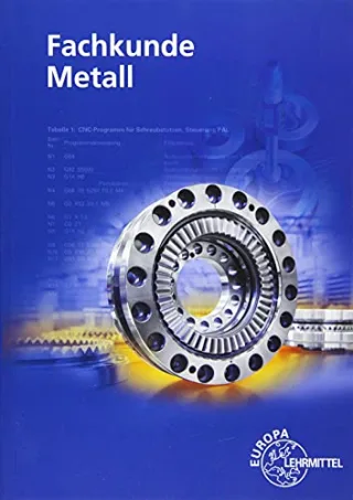 Fachkunde Metall