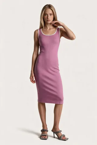 Damen Midi Kleid