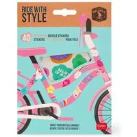 Legami Sticker Reflektierende Fahrradsticker - Ride With Style - Unicorn