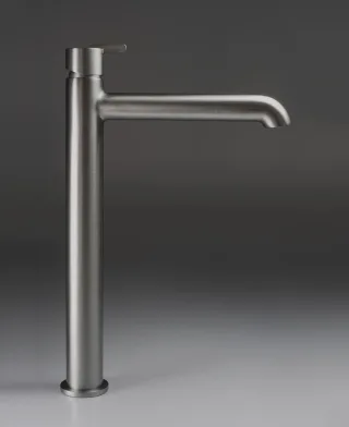 Neuesbad Serie 600 Waschtischarmatur, erhöht, ohne Ablaufgarnitur, Oberfläche: Titanium NB1BQS_D20K1