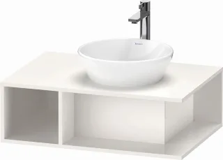 Duravit D-Neo Konsolenwaschtischunterbau wandhängend Weiß Hochglanz 800x550x260 mm - DE495802222 DE495802222