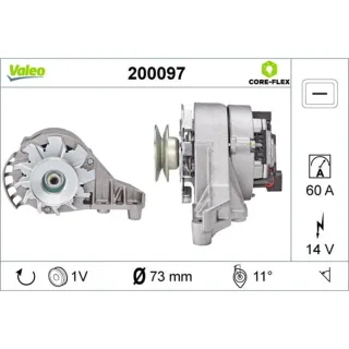 Valeo Lichtmaschine Renault Twingo 1 C06 1,2 200097