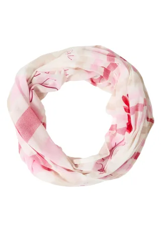 CECIL - Loop-Schal mit Streifenmuster vanilla white - Gr. - ONE SIZE