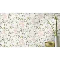 Rasch Papiertapete mit Blüten, glatt, Motiv, (1 St), Blumen
