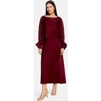 Vera Mont Satinbluse Damen mit Fledermausärmeln