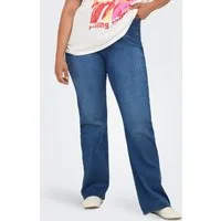 ONLY CARMAKOMA Jeansleggings CARROYAL MID WAIST FLARED LEGGING
