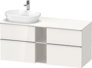 Duravit D-Neo Konsolenwaschtischunterbau wandhängend Weiß Hochglanz 1400x550x664 mm - DE4970L1022000 DE4970L10220000