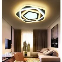 Woward LED Deckenleuchte dimmbar LED Deckenleuchte Smart WIFI Alexa/Google/Fernbedienung, LED, dimmbar, Deckenleuchte