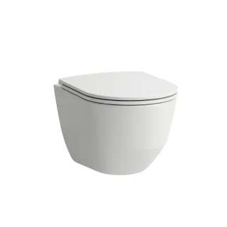 LAUFEN Wand-WC Compact LAUFEN Pro 360x490, weiß mit LCC, Tiefspüler, spülrandlos, 82096.5, 820965400 H8209654000001