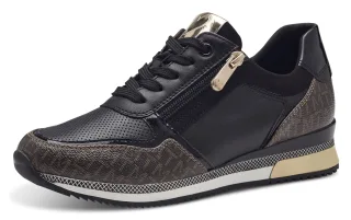 MARCO TOZZI Sneaker mit seitlichem Reißverschluss, Freizeitschuh, Halbschuh, Schnürschuh
