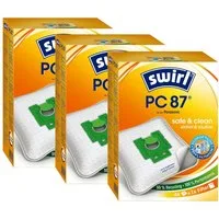 Swirl Staubsaugerbeutel PC87, passend für Panasonic, 12 St.