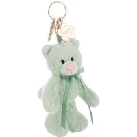 Nici Plüschanhänger Classic Bear, Katze Felli, mint, 13 cm, mit Charm