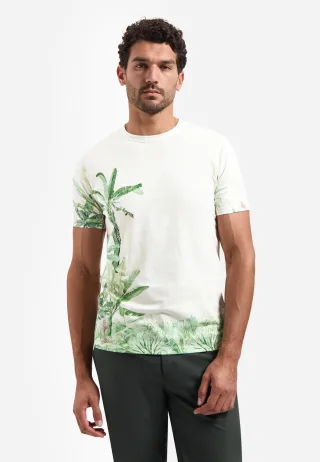 No Excess - T-shirt Short Sleeve Printed green - Gr. - M