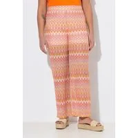 Angel of Style Schlupfhose Strickhose weites gerades Bein Zackenmuster