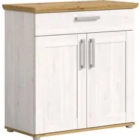 Home affaire Schuhschrank COSENZA, Breite 95 cm, 2 Türen, 2 Böden, 1 Schubkasten in Landhausoptik, Kommode, Anrichte, Schrank, Sideboard