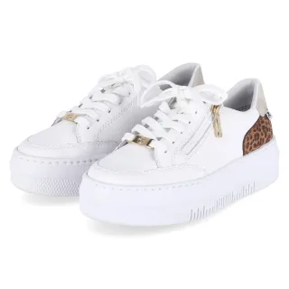 Rieker Low Sneaker  Weiß - Gr. 40 -  Leder und Textil