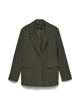VERO MODA - VMNORA LS LOOSE CORDUROY BLAZER Forest Night - Gr. - S