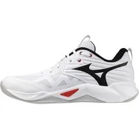 Mizuno WAVE MOMENTUM PRO LivingCoral/SnowWhite Handballschuh