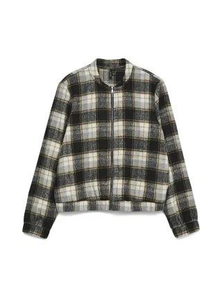 VERO MODA - VMNAYA L/S BOMBER WVN GA black - Gr. - XL