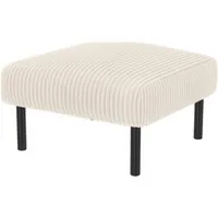 BlingBin Polsterhocker Sitzhocker, Cord-Stoff Hocker mit Metallgestell (Fußhocker, 1 St., 56 × 51 × 39 cm), Vielseitig als Fußbank, Sitzhocker oder Beistelltisch nutzbar