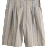 Next Shorts N. Premium Knielange Shorts aus Leinengemisch (1-tlg)