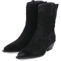 Copenhagen Studios Copenhagen Shoes CS9043-0001 black Damen Rauleder black Westernstiefel