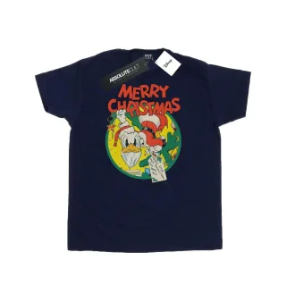 Disney - "Merry Christmas" T-Shirt für Herren (Marineblau)